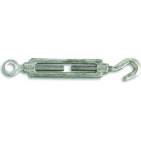 Chapuis 340/6Z Tenditore 1 occhiello + 1 gancio - Acciaio zincato - 60 kg - Per cavo di diametro 6 mm