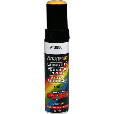 PINCEAU RETOUCHE KOMPAKT 943550 JAUNE BRILLANT 12ML MOTIP