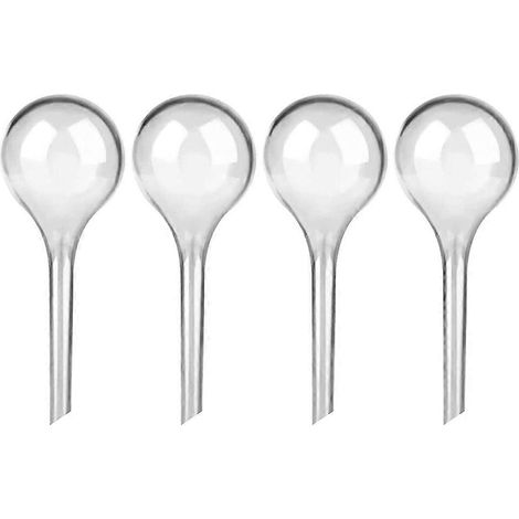 Système d'arrosage automatique 4 pièces pour plantes d'intérieur en pot, bulbes et fleurs pendant les fêtes - Transparent (1/5)