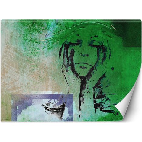 Fototapete Frau wie gemalt Aquarell 150x105 cm (1/5)