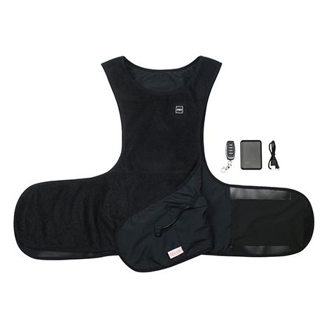 Issaline 01210N-012 Gilet Da Lavoro Riscaldante Nero T/U