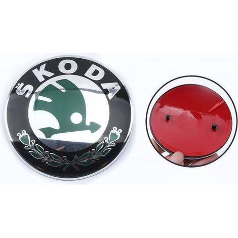Skoda 3U0853621B MEL Badge emblème Logo Plaque Rabat frontal