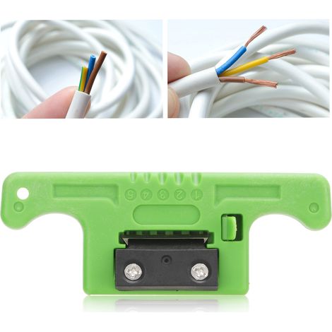 Pince à dénuder les fibres optiques AUA-05, couteau d'ouverture longitudinal pour câbles optiques à tube central libre en forme de bande, ouverture de 1,9 à 3,0 mm (1/5)