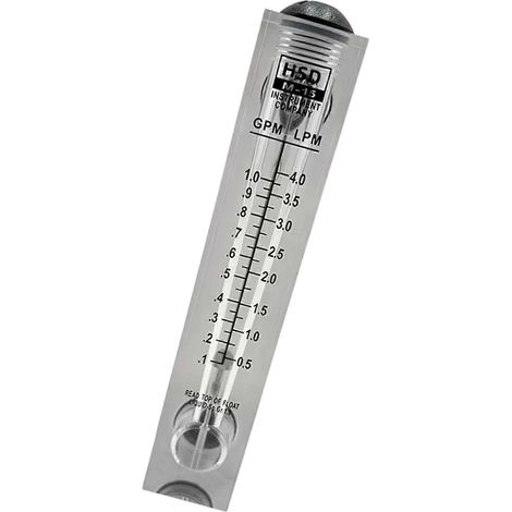 Débitmètre professionnel en ABS, outil de mesure précis du débit de liquide, améliorations pour une surveillance précise de l'eau, multicolore, 1 gallon (1/5)