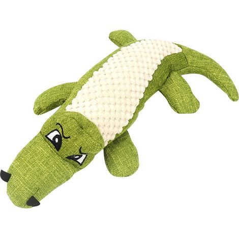 Jouet Squeaky Pour Chien - Jouet Dentaire à Ronger en Lin et Velours de Maïs - Pour Chiots et Chiens de Taille Petite à Grande - 1 Pièce (1/5)