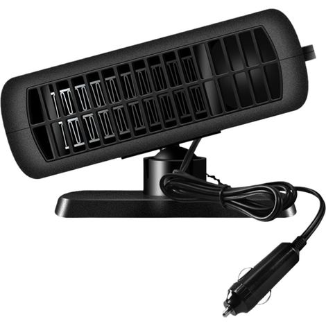 Chauffage de voiture portable, chauffage d'air rotatif avec dégivrant pour pare-brise Chauffage plug-in pour voiture polyvalent confort idéal (1/5)