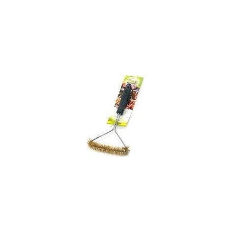 Brosse barbecue ompagrill laiton 35 cm nettoyage grill
