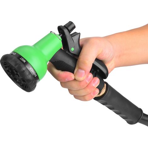 Garten- und Autowaschpistole mit 8 Sprühmustern, 9,75 m Schlauch, 5/8-Zoll-NPT-Anschluss, 10 m (1/5)