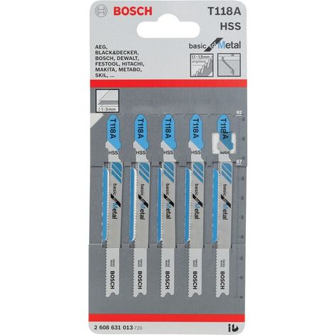 BOSCH-A 5 LAME T 118 A P/SEGHETTO ALTERNATIVO