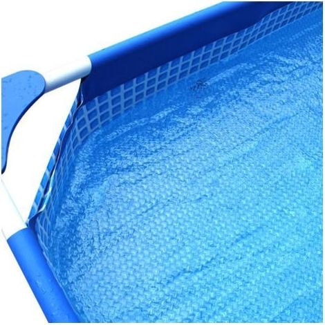 Housse de piscine rectangulaire anti-UV et étanche, 300 x 200 cm, couleur bleue, pour piscine hors-sol ou enterrée – protection hivernale et été (1/4)