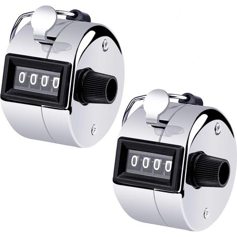 Compteur numérique à doigts (lot de 2) - Compteur portatif pour le sport, les événements et la gestion de fonds (1/5)