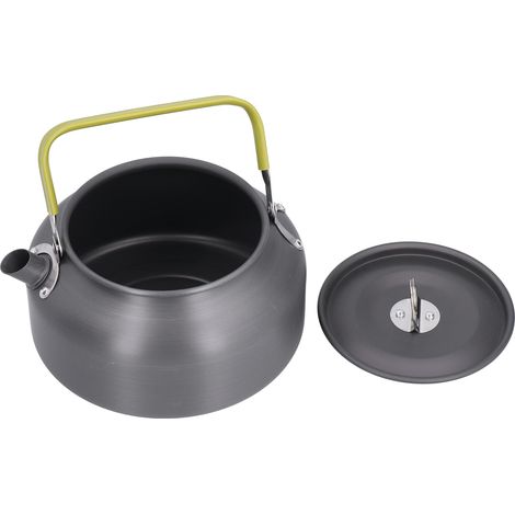 1,2-Liter-Wasserkocher aus Aluminiumlegierung mit Tasche für Outdoor-Camping, Bergsteigen, Angeln und Picknicks (1/5)