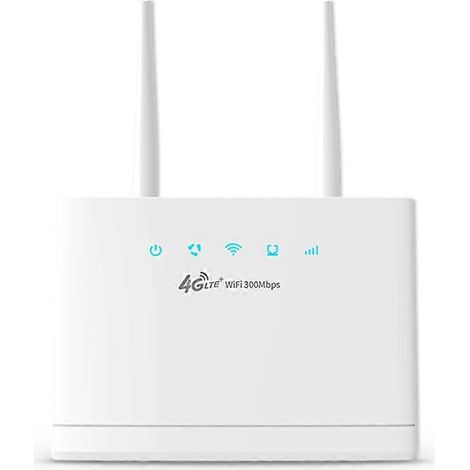 4G LTE R311 Router, 300 Mbit/s SIM-WLAN-Router, tragbares 4G-Modem mit SIM-Karte, europäischer Internetanschluss, kompatibel mit EU 4G-Bändern.