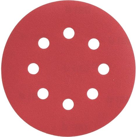 Disque abrasif - Radix - Pro - Velcro 125 mm - P150 - 8 trous (50 pcs) (1/2)