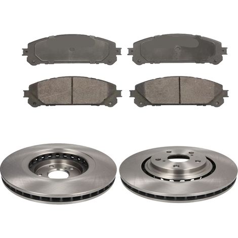 KIT FRENI ANTERIORI compatibile con LEXUS RX (L1) - DISCHI + PASTIGLIE OEM: FDB4354 / 18681 , 18408 /SOSTITUZIONE DIRETTA/BASSA POLVERE/SILENZIOSO (1/5)