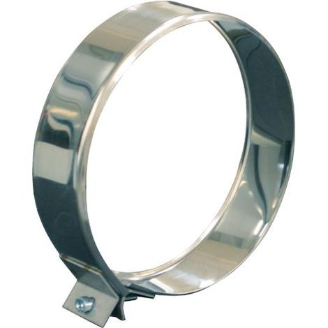 COLLARE PER CANNA FUMARIA in ACCIAIO INOX  180 mm Mod. SPEEDY 01