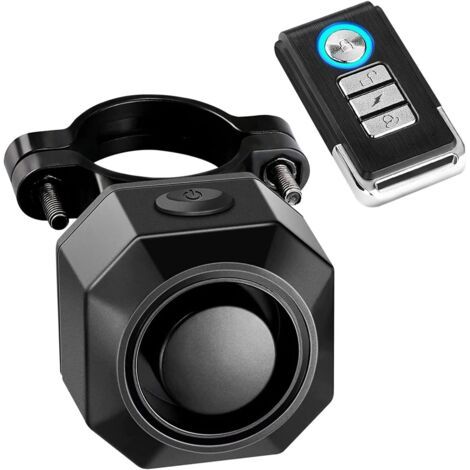 Alarme de vélo/Moto à détection de Vibrations avec télécommande, avec capteur de Mouvement antivol sans Fil 110 DB pour vélo Electrique,Moto,Scooter (1/5)