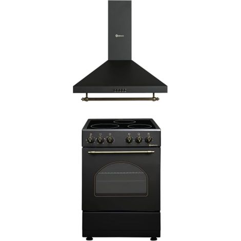SOLTHERMIC COMBO PACK NEGRO RÚSTICO COCINA VTC 50X50 + CAMPANA DE 60