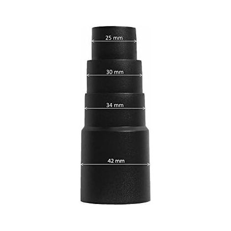 Adaptateur/réducteur pour outil aspiration poussière par exemple pour ponceuse, scie sauteuse, scie circulaire, scie circulaire de table, ponceuse vibrante, ponceuse excentrique, perceuse, etc. (1/4)