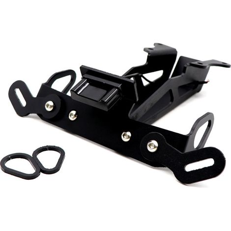 Short license plate bracket with lighting for Yamaha MT-09 Tracer 900 FJ-09 motorcycle modification parts