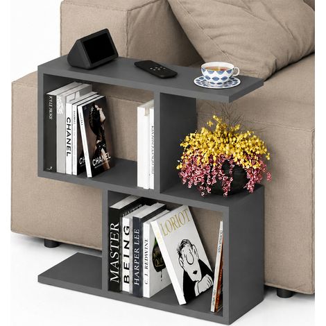 Tavolino da Caffè 60x60x19,5 cm Tavolo S Divano Design Moderno Antracite (1/4)