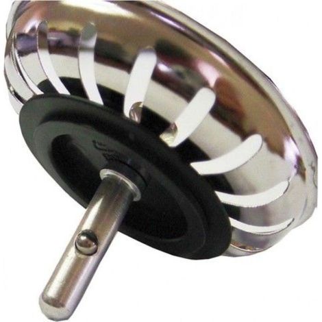 FPLUS tapon cestillo inox c/vastago , Rejilla fregadero inox.c/ vástago.