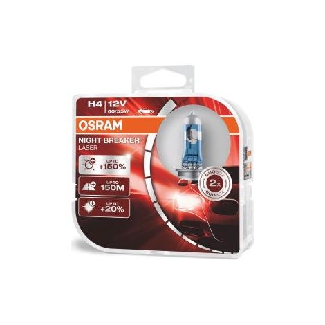 Osram Automotive 4062172387576 Ampoule halogène Night Breaker® Silver H7 55 W 12 V
