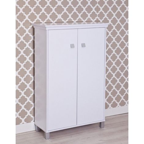 TOPKIT | Meuble à chaussures Mississippi 24ab | Meuble à chaussures | Étagère à chaussures Hall | Blanc (1/4)