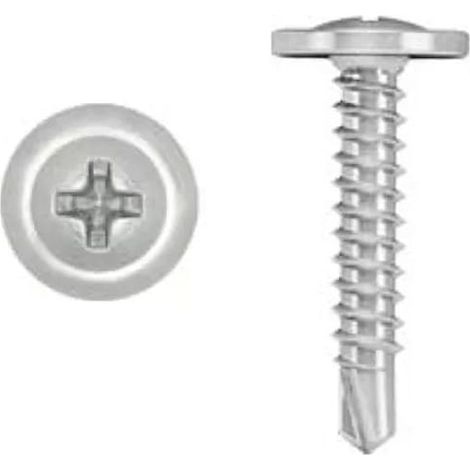 Vis Autotaraudeuses À Rondelle Klimas WSPC, 4.2 x 16 mm, Pour Métal, Zinguées, Blister 30 Pièces