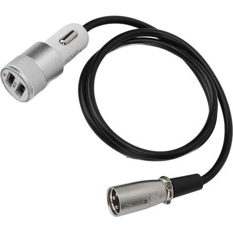 cargador universal, carga rápida, 2 puertos USB, aleación de zinc, para sillas de ruedas y scooters eléctricos. (1/5)