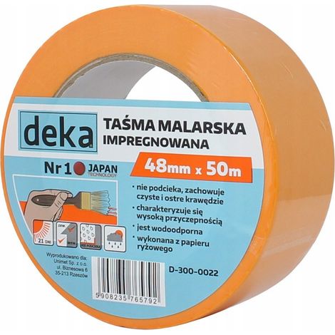 Abdeckband deka D-300-0022 imprägniert 48 mm 50 m