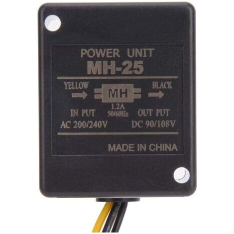 BARKBUSTERS Redresseur de frein moteur 1,2 A 50 Hz/60 Hz avec entrée CA 200 V/240 V et sortie CC 90 V/108 V pour freinage moteur rapide BERM @ MH-25 (1/3)