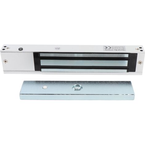Serrure électromagnétique 12V 280kg force maintien mode NC fail safe alliage aluminium verrou électrique pour porte unique contrôle accès (1/5)