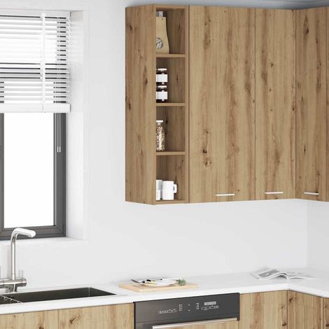 vidaXL Mueble colgante Roble artesanal 20 x 29,5 x 100 cm (1/5)