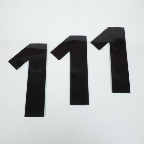 lot 3 sticker aufkleber rennnummer ein 1 schwarz blackbird