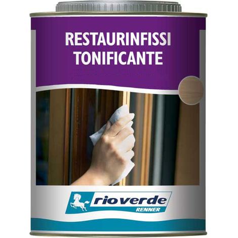 Restaurinfissi tonificante per legno 750 ml NOCE VB2120 RIO VERDE RENNER