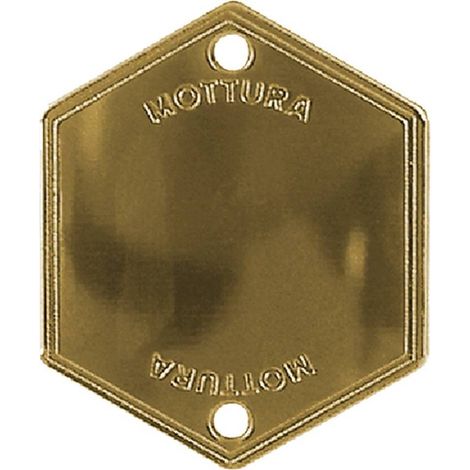 MOSTRINA COPRIFORO ART.95146 finitura bronzata