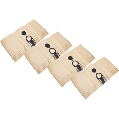 vhbw 20x Sacs remplacement pour Metabo 631757 6.31757 pour aspirateur - 30,5cm x 23,5cm marron (1/5)