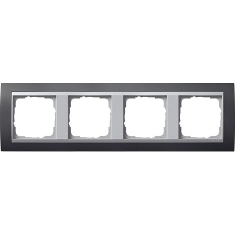 Gira Cornice di copertura 4f Anello interm. F Alu Gira Event Anthrazit [021481], 0214 81