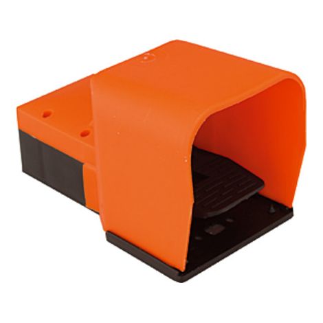 Riegler 3/2-Wege Fußventil monostabil, nicht rastend, mit Fußschutz, 4 mm (1/2)