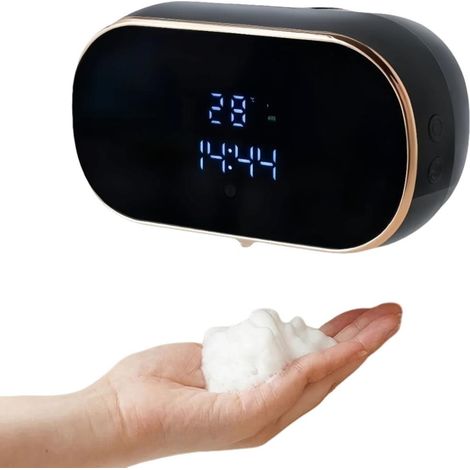 Automatischer Schaumseifenspender 3 Stufen USB Wandmontiert LCD (1/5)