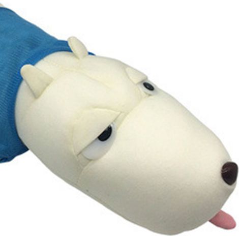 Geruchsneutralisierender Bambuskohle-Beutel für Auto und Zuhause, geruchsabsorbierendes Plüsch-Hundespielzeug, Formaldehydabsorption, Autodekoration, 28 cm, blau (1/5)