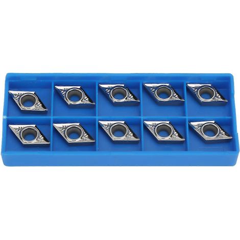 10 Stück CNC-Wendeschneidplatten für Drehmaschinen DCGT11T304-AK H01 / DCGT32.51-AK H01
