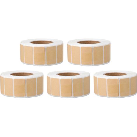 4000 étiquettes kraft brun inscriptibles vintage – Autocollantes vierges bocaux bouteilles emballage cadeau cuisine artisanat (1/5)