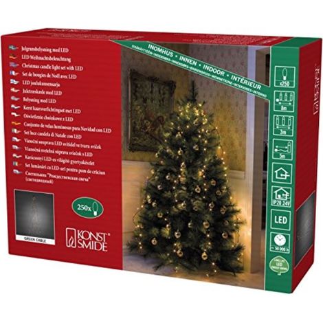 LED Baummantel mit Ring 5 a 50 LED,250 bernsteinf. (1/3)