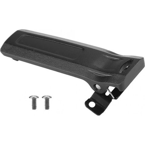 Clip de ceinture pour talkie-walkie Baofeng (1 pièce) avec vis, compatible avec les modèles BAOFENG UV-82, UV-8D et UV-6D. Clip de ceinture en PVC résistant.-AquaForge (1/5)