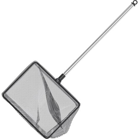 14cm Filet à Poissons pour Aquariumavec Poignée Télescopique en Acier Inoxydable Grand Filet Carré à Mailles Fines Et Souples Filet De Nettoyage pour Aquariums, Petits Étangs à Koï Et Piscines (1/5)