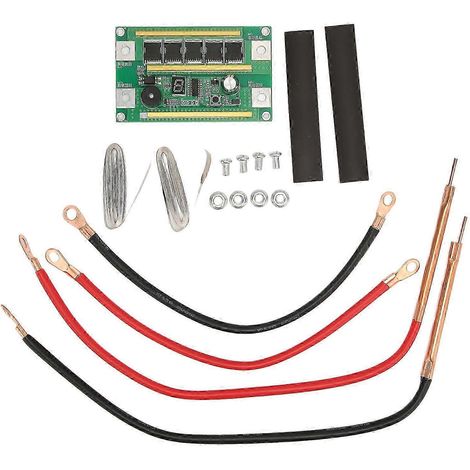 Soudeuse par points portable AURA 12 V pour bricolage, 8 niveaux de puissance réglables, haute résistance à la température, soudeuse par points numérique à batterie (1/5)