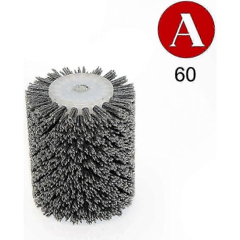 Brosse rotative en nylon pour meuleuse angulaire, décapage de rouille, ponçage du bois, polissage abrasif (1/4)