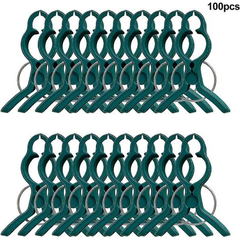 Supports pour plantes (tomates, fleurs, vignes, légumes, concombres), modèle 2 en plastique vert (1/5)